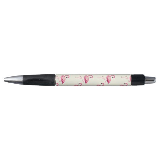 Flamingo patroon Roze Pen (Voorkant)