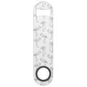 Flamingo patroon speed flessenopener (Voorkant)