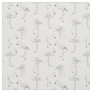 Flamingo patroon stof