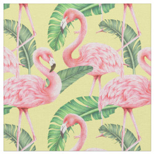 Flamingo patroon stof