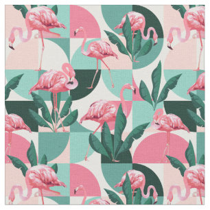 Flamingo patroon stof