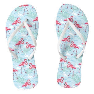 flamingo patroon teenslippers