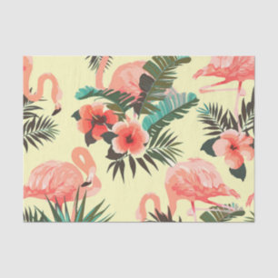 Flamingo patroon tissuepapier