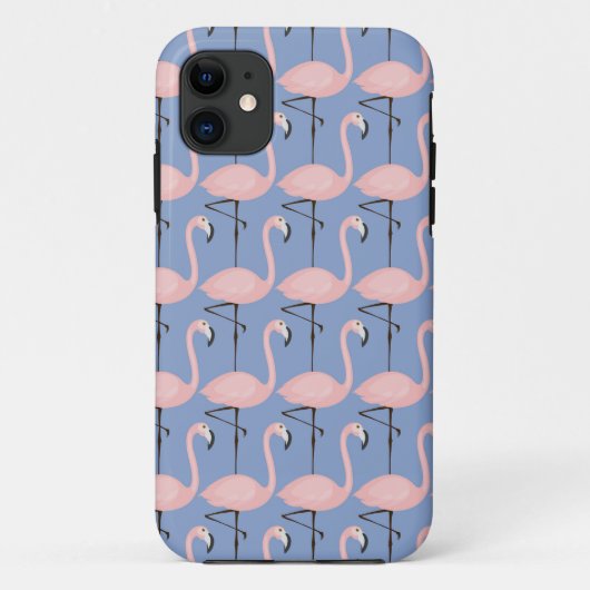 Flamingo patroon van aanbesteding Case-Mate iPhone case (Achterkant)