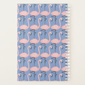 Flamingo patroon van aanbesteding | Monogram Planner (Achterkant)