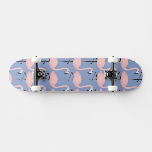 Flamingo patroon van aanbesteding skateboard (Horizontaal)