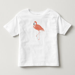 flamingo patroon Waterverf Toddler Shirt