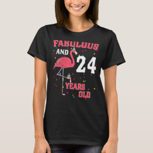 Flamingo Pink Birthday P T-shirt