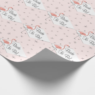 Flamingo Pink diamant Bride om te zijn! Cadeaupapier