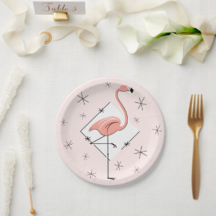 Flamingo Pink diamant paper bord