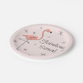Flamingo Pink Fabulous Sister! Papieren bord (Gekanteld)