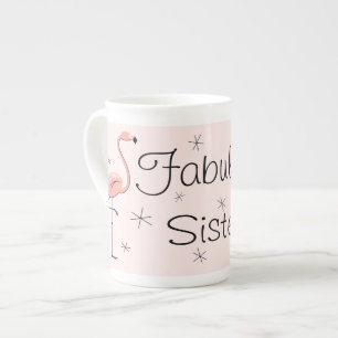Flamingo Pink Fabulous Zuster! mok beenderporselei
