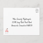 Flamingo Pink RSVP Weddenschap Tropische Luau Beac Uitnodiging Briefkaart (Achterkant)