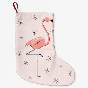 Flamingo Pink stocking Kleine Kerstsok