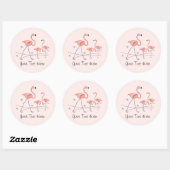 Flamingo Pink Trio 2 Text sticker (Vel)