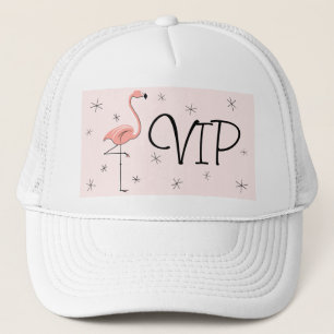 Flamingo Pink "VIP" Trucker die roze Pet