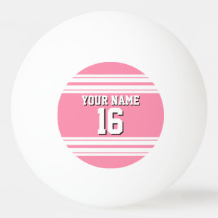 Flamingo Pink White Team Jersey Pingpongballen