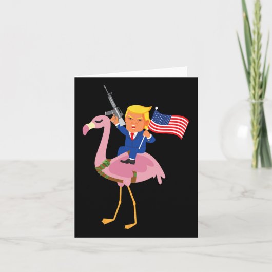 Flamingo Pistool Merica 2020 Verkiezing Maga Repub Kaart (Voorkant)