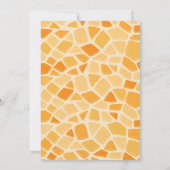 Flamingo poolparty-uitnodiging kaart (Achterkant)