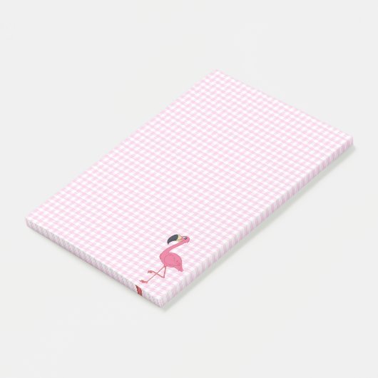 Flamingo Post-it® notes (Schuin)