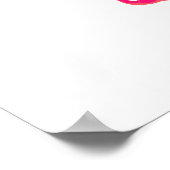 Flamingo Poster (Hoek)
