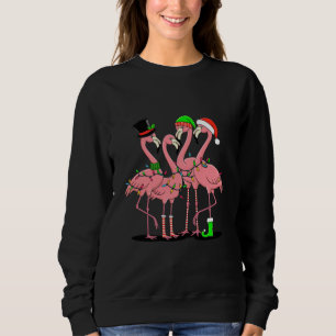 Flamingo Prettig Kerstmis Grappig Flamingo Liefheb Trui