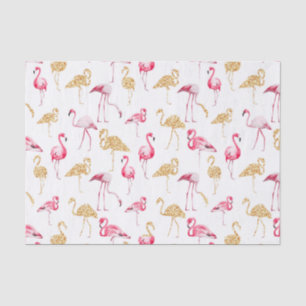 Flamingo Print. Tissuepapier