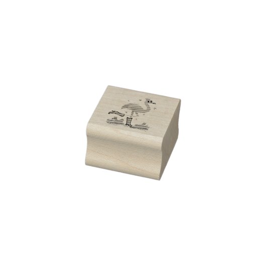 Flamingo Queen Rubberstempel (Stempel)