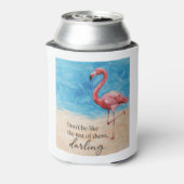 Flamingo Quote Kan Koeler (Blikje Achterkant)