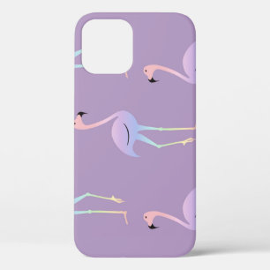 Flamingo Rainbow: kleurrijk naadloos patroon. iPhone 12 Hoesje