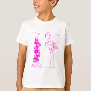 Flamingo Reading T-shirt