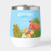 Flamingo Retirement Blue (Voorkant)