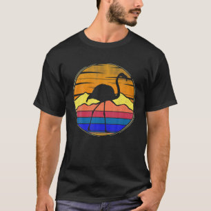 Flamingo Retro Sunset Funny Dierenvriend G T-shirt