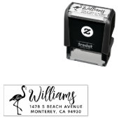 Flamingo Return Address Florida Zelfinktende Stempel (In situ)