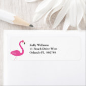 Flamingo Return Address Labels (Insitu)