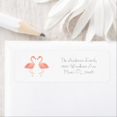 Flamingo Return Address Labels (Insitu)
