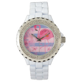 Flamingo Reverie Horloge