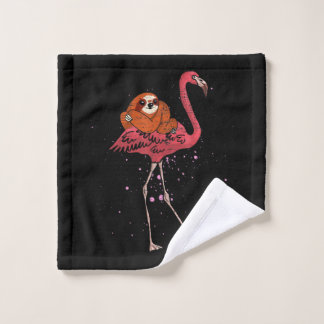 Flamingo Riding Dierenvriend Gift Flamingo Washandje
