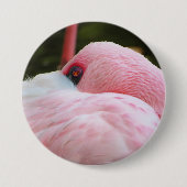 Flamingo Ronde Button 7,6 Cm (Voorkant)