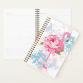 Flamingo rose Floral Design personnalisé (Devant avec enveloppe)