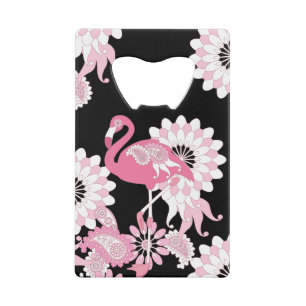 Flamingo Rose Noir Moderne Fantaisiste