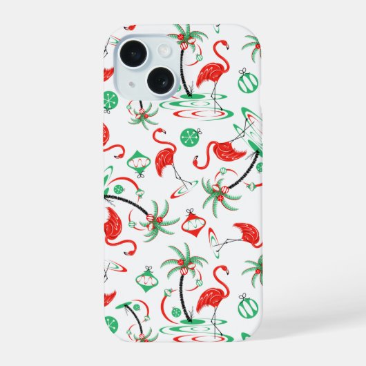 Flamingo Rouge de Noël Multi iPhone (Verso)