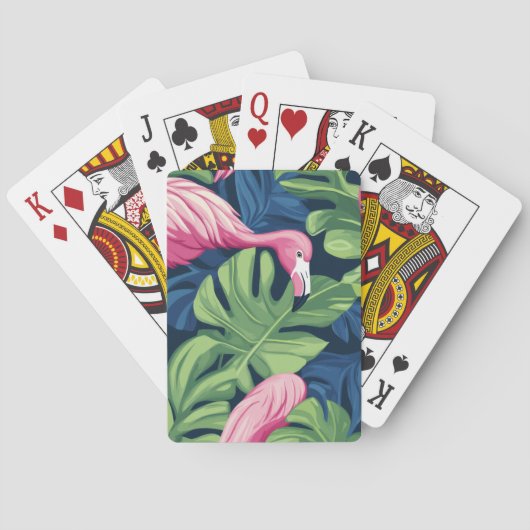 Flamingo Royale speelkaarten (Achterkant)