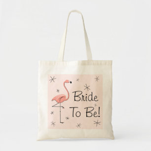 Flamingo Roze bride om te zijn! canvas tas