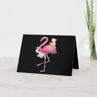 Flamingo Roze Dierenvriend Flamingo Kunst Kaart