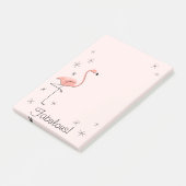 Flamingo Roze "Fabulous!" verticaal Post-it® Notes (Schuin)
