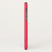 Flamingo roze kleurnaam Case-Mate iPhone case (Achterkant/links)