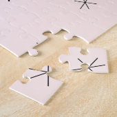 Flamingo Roze puzzel Legpuzzel (Zijkant)