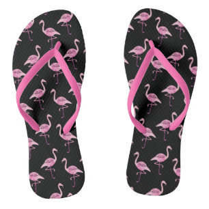 Flamingo roze Waterverf Teenslippers