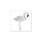 Flamingo Rubberstempel (Afrduk)